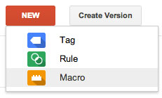 google-tag-manager create new macro